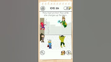 Brain Test 3 Level 206 Tricky Quests Solved #androidgames #braintest #answer