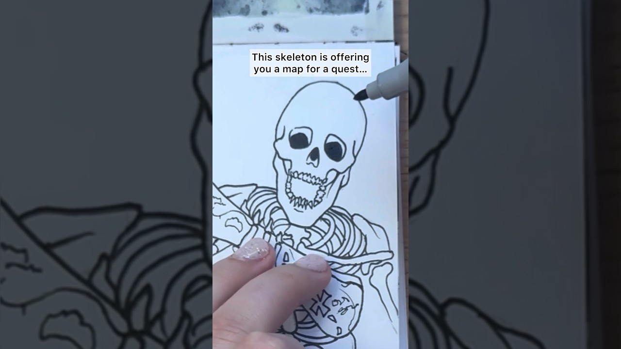 INKTOBER DAY 5 💀🖤✍️  