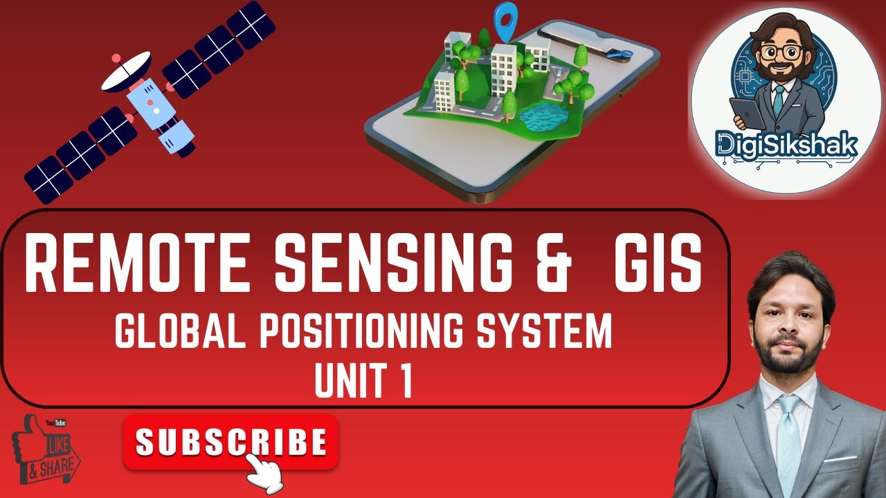 GPS Explained in Hindi | Global Positioning System Full Lecture | Remote Sensing & GIS Unit 1
