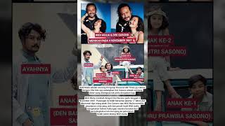 Portrait of a happy family of public figures Widi Mulia and Dwi Sasono #shorts