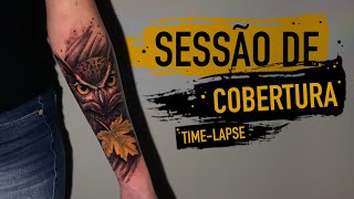 COBERTURA DE TATUAGEM |  COVERUP  | TIMELAPSE