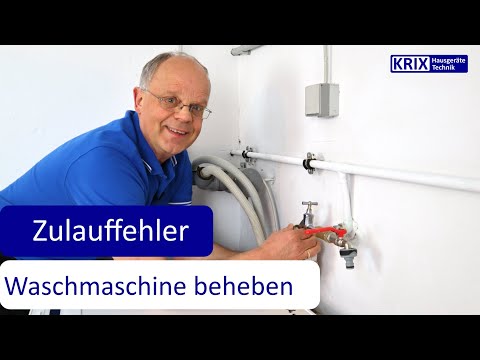 Video: Waschmaschinen-Magnetventil für Wasserversorgung: prüfen, reparieren, ersetzen