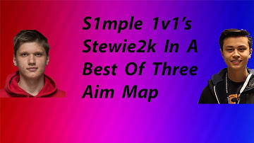 CS:GO - S1mple 1v1 Vs Stewie2K - Best Of Three Aim Map 2016