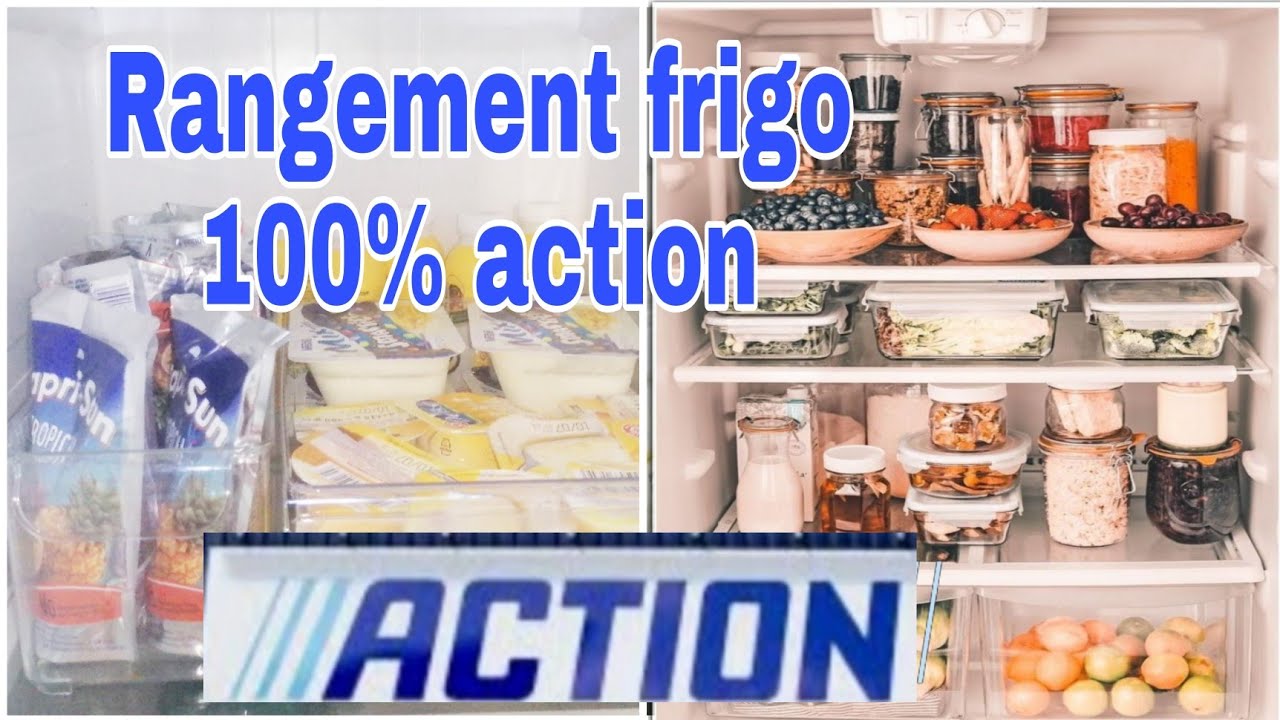 👌ACTION//😍 100% ORGANISATION FRIGO PETIT PRIX #action - YouTube