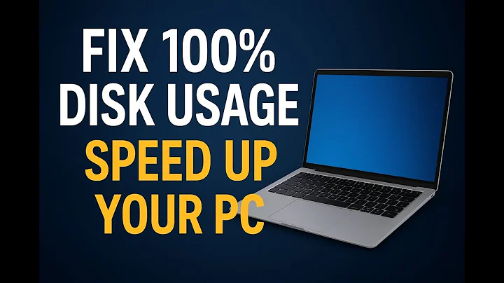 How To FIX 100% Disk Usage in Windows 10/11 | Speed Up Your PC INSTANTLY!!