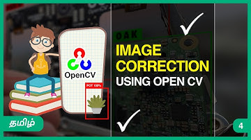 OpenCV in Tamil | Image Correction using OpenCV in Tamil | Computer Vision | D2NTA_04