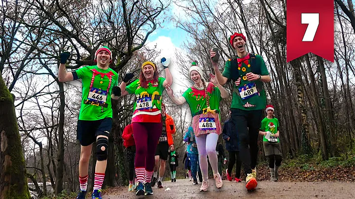We dressed up as elves for a Festive Fun Run 🏃🏻‍♂️ Vlogmas Day 7