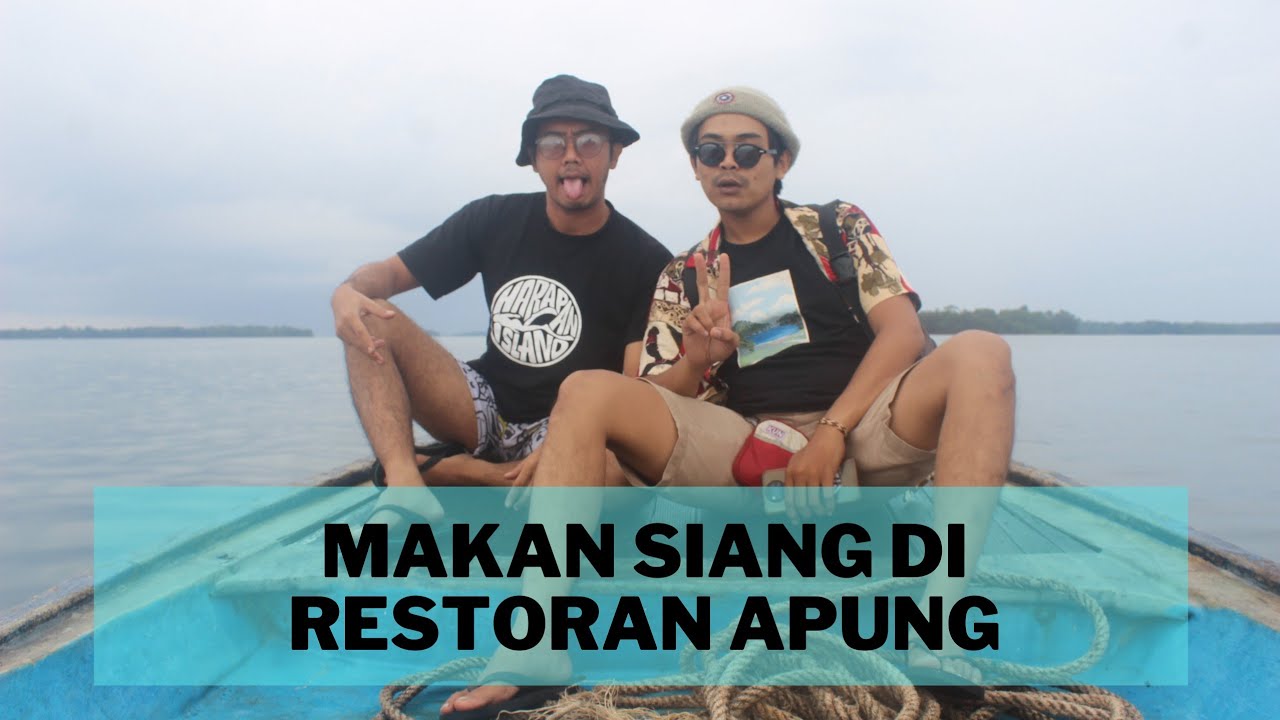 MAKAN SIANG DI RESTORAN APUNG - NYOBAIN KOPER JALAN