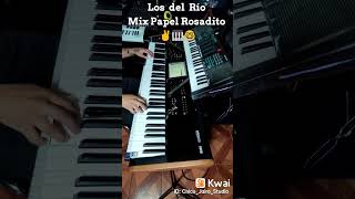 Video thumbnail of "Papel Rosadito Mix los del Río ( Piano )"