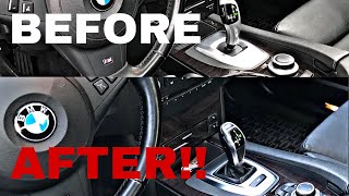 BMW E60 535i Sport Automatic Transmission Shifter Upgrade DIY