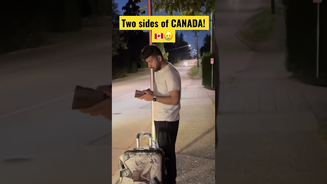 BOTH FACES OF CANADA Shorts India Canada Internationalstudents Youtube