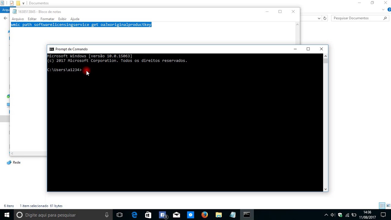 chave key windows - YouTube