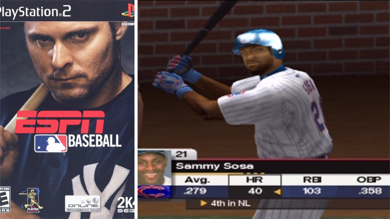 ESPN MLB 2K4 PS2 Throwback Florida Marlins vs Chicago Cubs CPU vs CPU