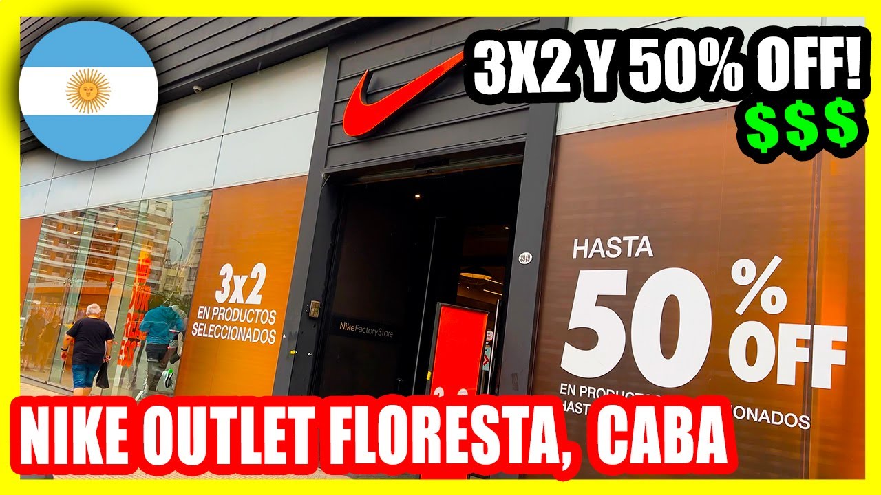 ENCONTRE 3X2 EN NIKE OUTLET DE FLORESTA PERO... FLOJO
