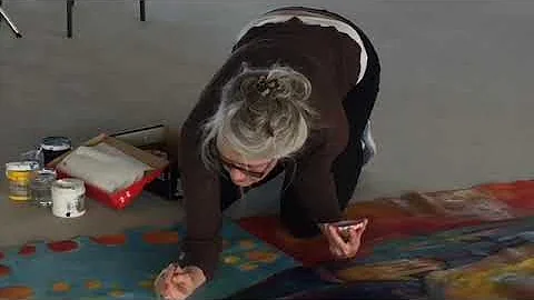 Pamela Compton at work