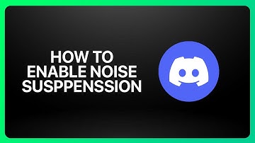 How To Enable Noise Suppression In Discord 2025! Tutorial