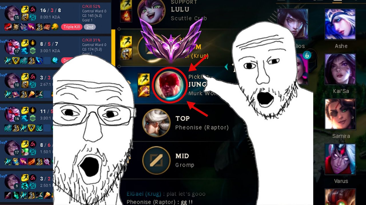 Lee Sin TikToker Maestro 130LP me carrea 🤔🤔| League of Voicechat EUW #2 | Español