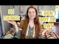 30 THINGS I STOPPED BUYING | SUSTAINABILITY & SAVING MONEY