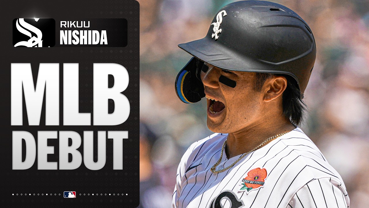 Welcome to the show, Rikuu Nishida! (1st outfield assist & hit in