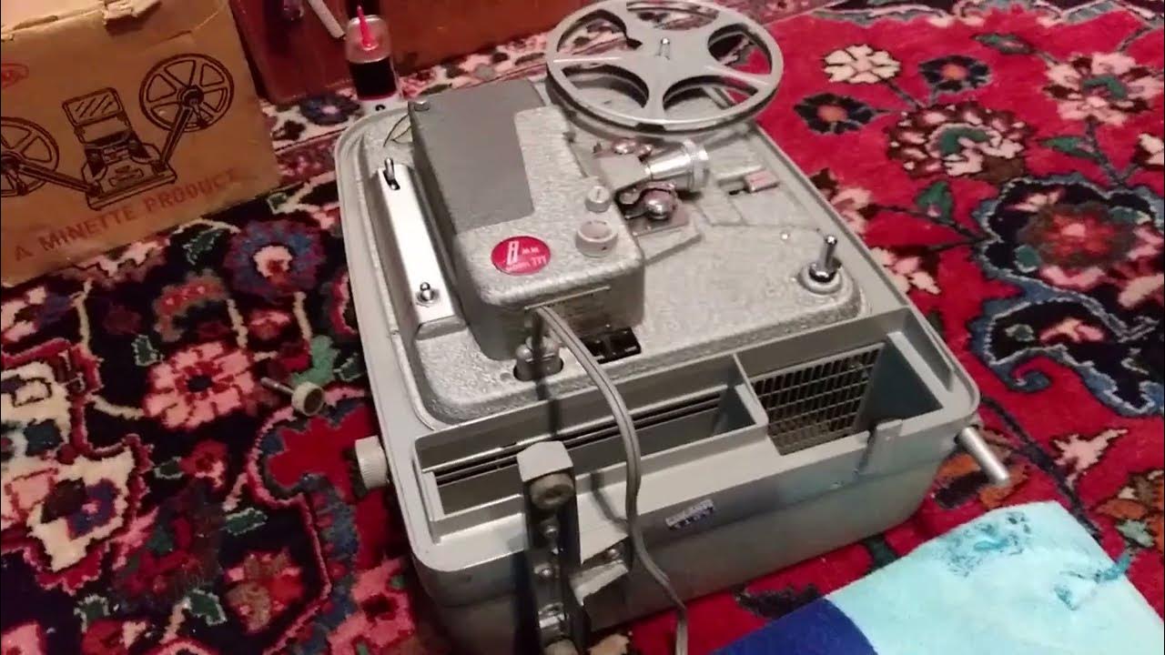 Revere Model 777 Projector Rewind Troubleshooting and Bulb Replacement