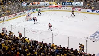 2018 Stanley Cup. R1, G5. Flyers vs Penguins. Apr 20, 2018