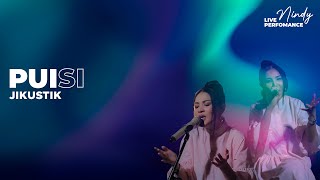 JIKUSTIK - PUISI | NINDY AYUNDA (Live Cover) | Cerita Nindy