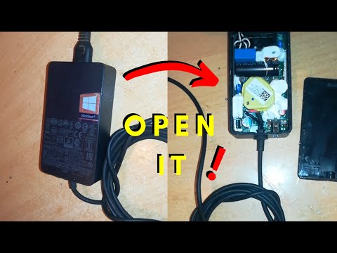 Open and Repair Microsoft Surface Pro Charger not working PART ONE surfaceproadapterrepair by Reach Tech