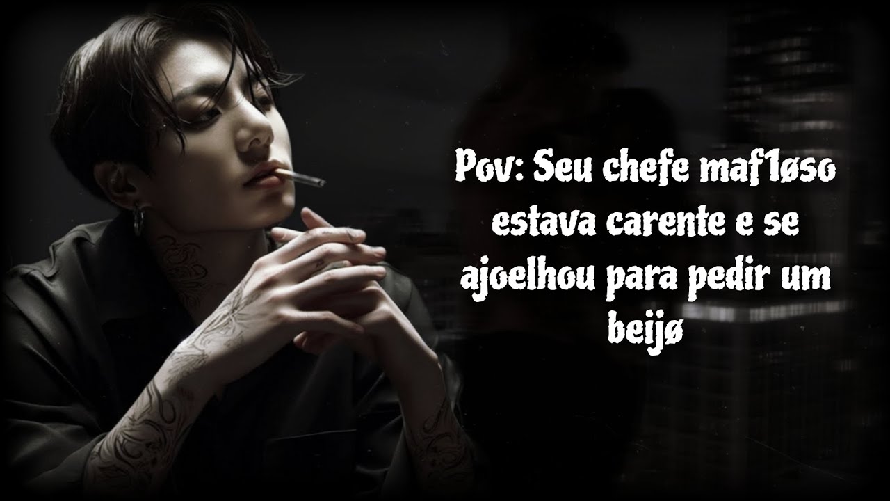 | Imagine Jungkook: Seu chefe maf1øso estava carente e se ajoelhou para pedir um beijø. |
