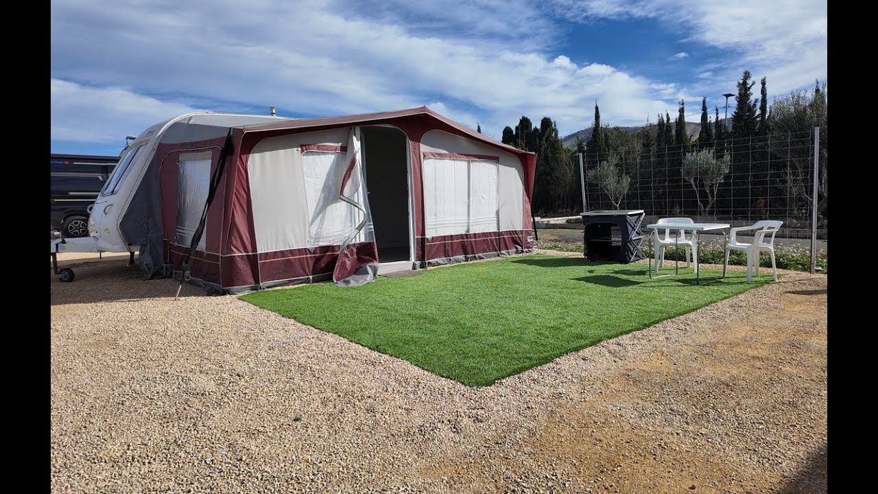 Newly Renovated Caravan & Awning For Sale On Camping Benisol Campsite In Benidorm - €27,500