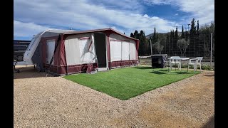 Newly Renovated Caravan & Awning For Sale On Camping Benisol Campsite In Benidorm - €24,950