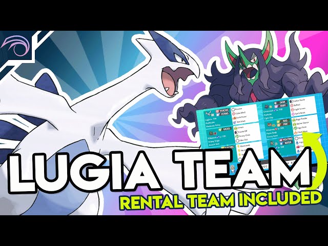 Pokemon Sword and Shield Competitively Trained Lugia Team
