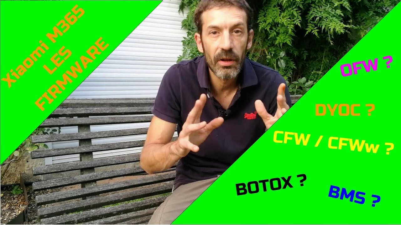 M365 - les différents Firmware et BMS : OFW, DYOC, CFW/CFWw, BOTOX - YouTube