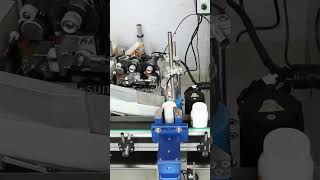 Desktop Full Electric Round Bottle Labeling Machine #labelingmachine
