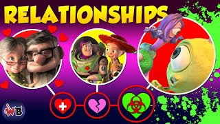 Pixar Romantic Relationships: ❤ Healthy to Toxic ☢