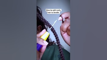 Add Curly Hair to Braids Easily Using Crochet Method 🥰 #bohobraids #bohoknotlessbraids