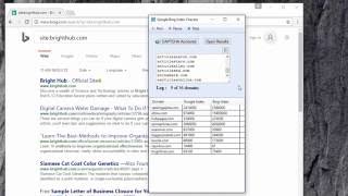 Google Bing Index Checker v2