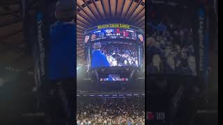 NY Giants Football Players at NY Knicks Games