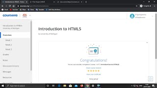 Introduction to HTML5 || Week 3 || Peer-graded Assignment Final Project || Coursera