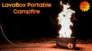 Ammo Can Firepit with a 3 Foot Tall Flame - LavaBox Campfire by SoCal Expeditions 9,404 views 2 years ago 6 minutes, 20 seconds