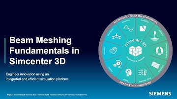 Simcenter 3D Beam Meshing Fundamentals en Multi Material Study