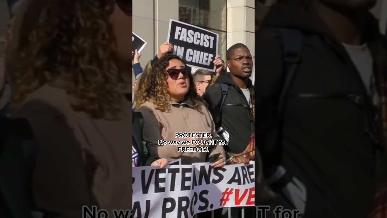 Clash of Values: A Veteran's Day Encounter with Protesters. 