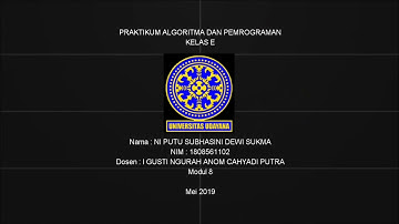 Pemrograman Menggunakan Bahasa C (Modul 8)