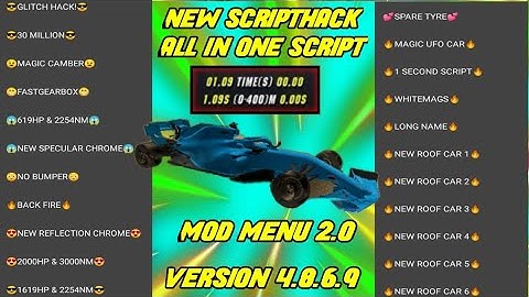 New Scripthack [ ALL IN ONE SCRIPT ] Car Parking Multiplayer v4.8.6.9