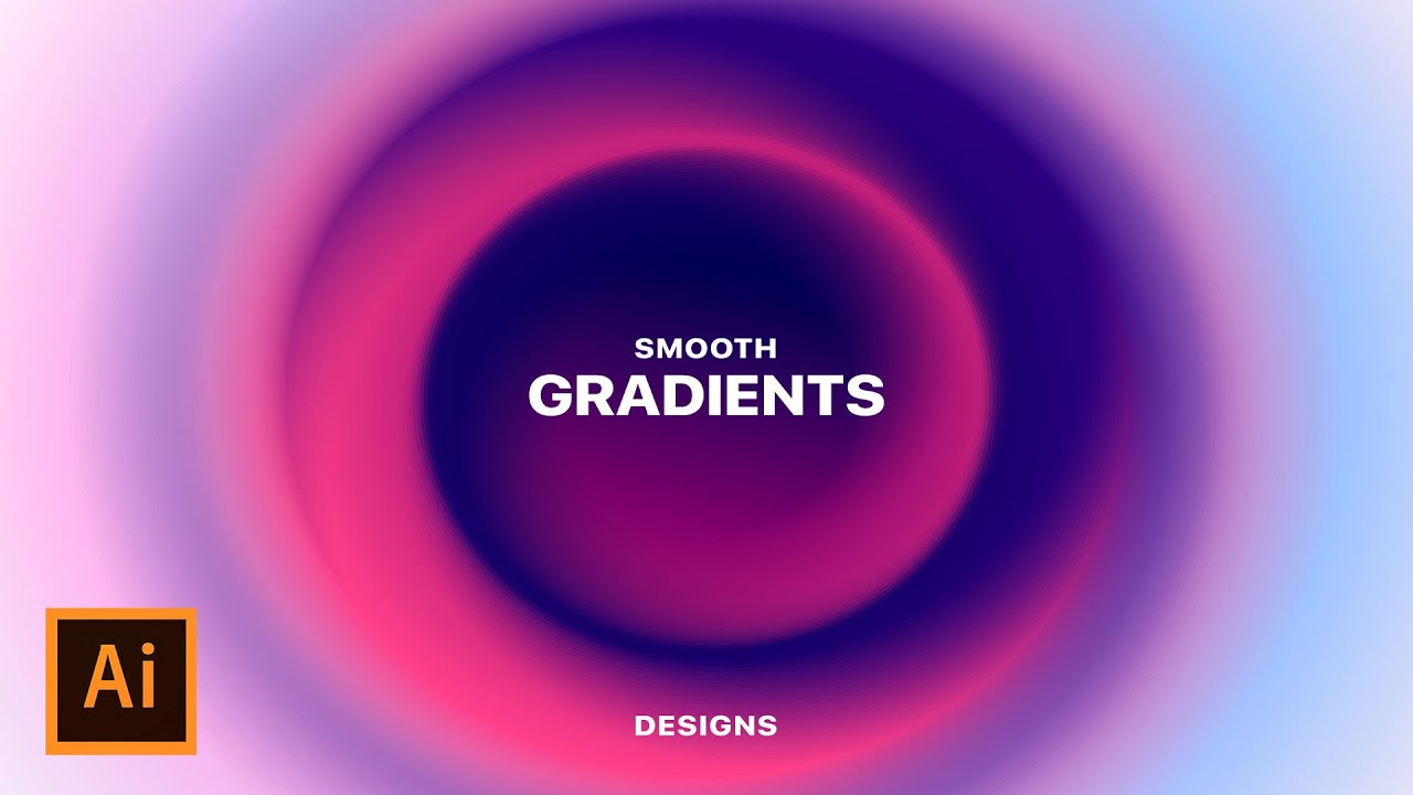 Create Gradient Background Design in Adobe Illustrator - Graphic ...