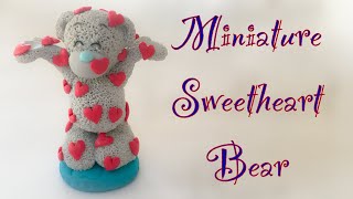 Cute Miniature Bear | Polymer Clay tutorial
