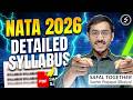 NATA 2026 Detailed Syllabus Sachin Prajapat Safal Together