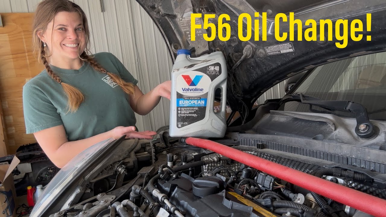 Oil Change on My F56 Mini Cooper - YouTube