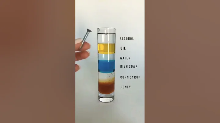 #liquid density experiment💧