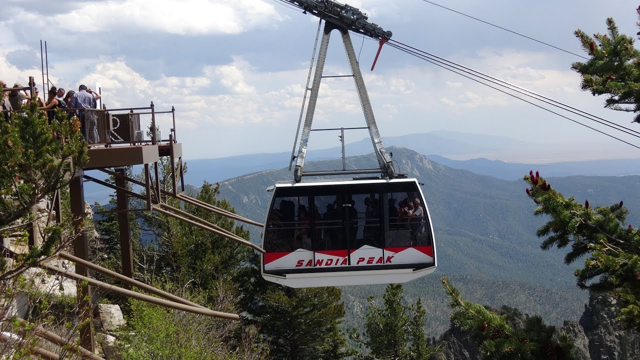 The DCS rides the Sandia Peak Tram in Albuquerque after finishing