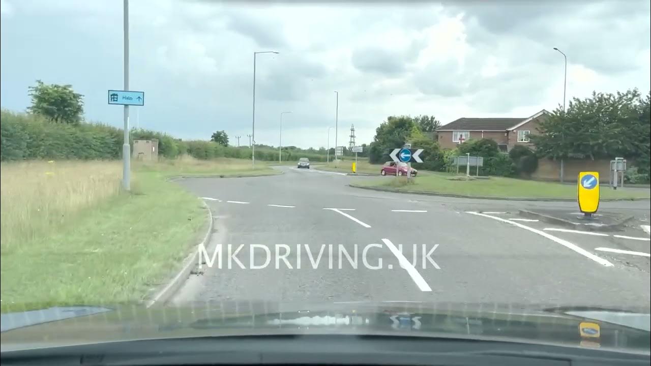 Unmarked roundabout 1st exit straight ahead YouTube